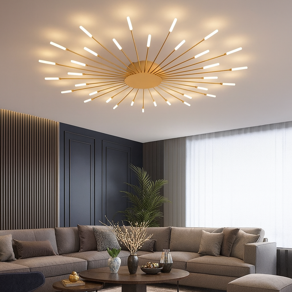 Lámpara de Techo de Fuegos Artificiales para Montaje Empotrado | LED