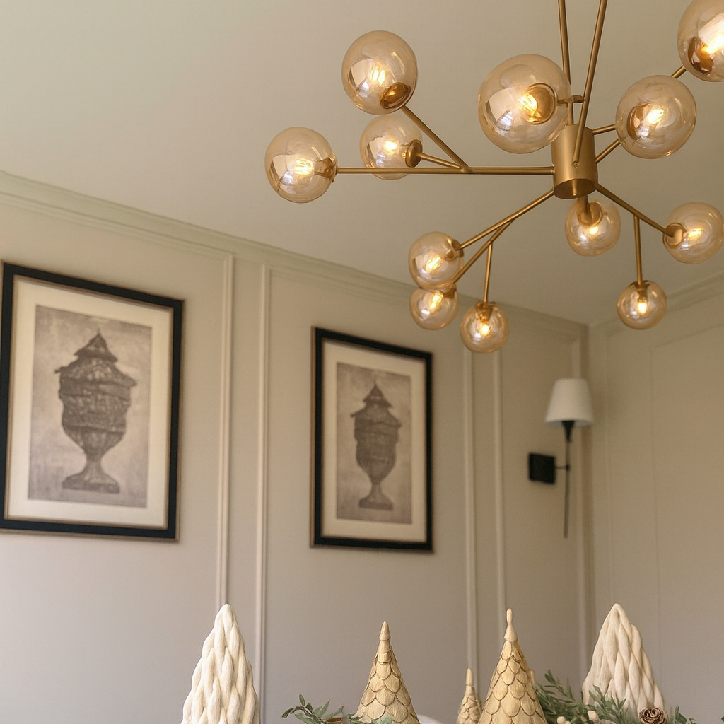 Lámpara de araña esférica Sputnik de 15 luces | Moderna