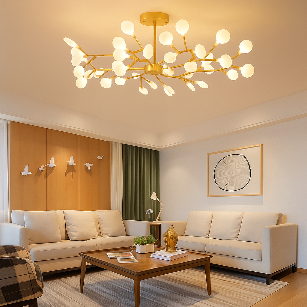 Araña de Ramas Única | Arte de Luciérnagas