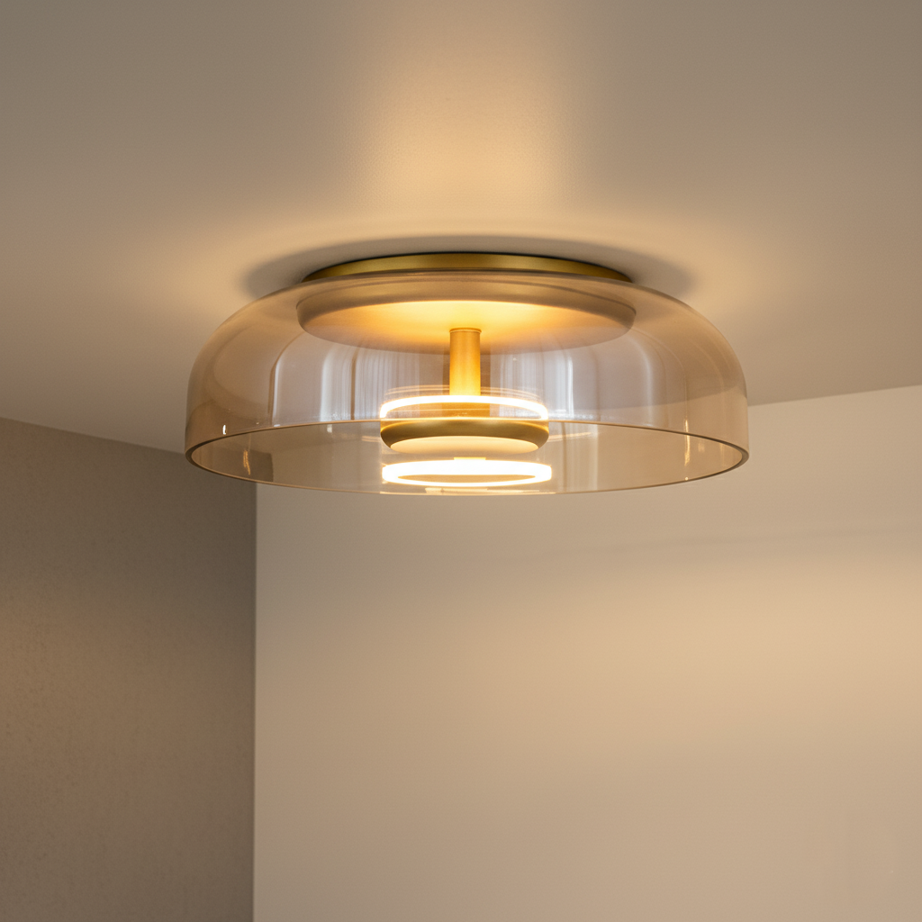 Lámpara de Techo LED Moderna y Elegante | Vidrio