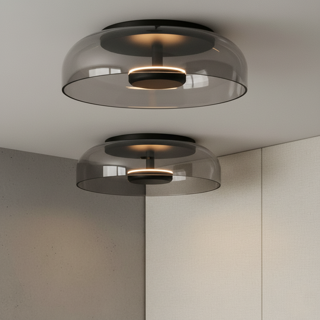 Lámpara de Techo LED Moderna y Elegante | Vidrio