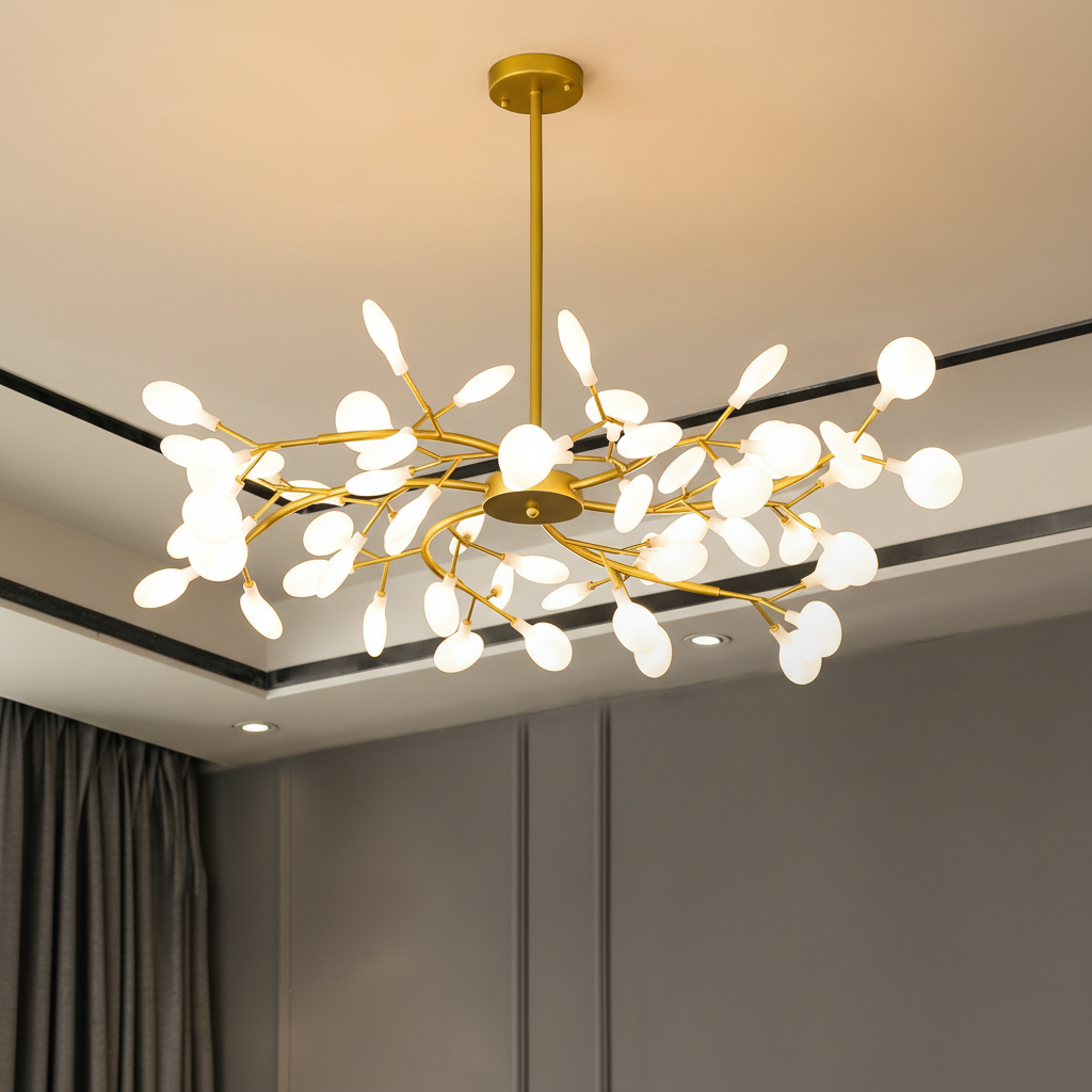 Araña de Ramas Única | Arte de Luciérnagas