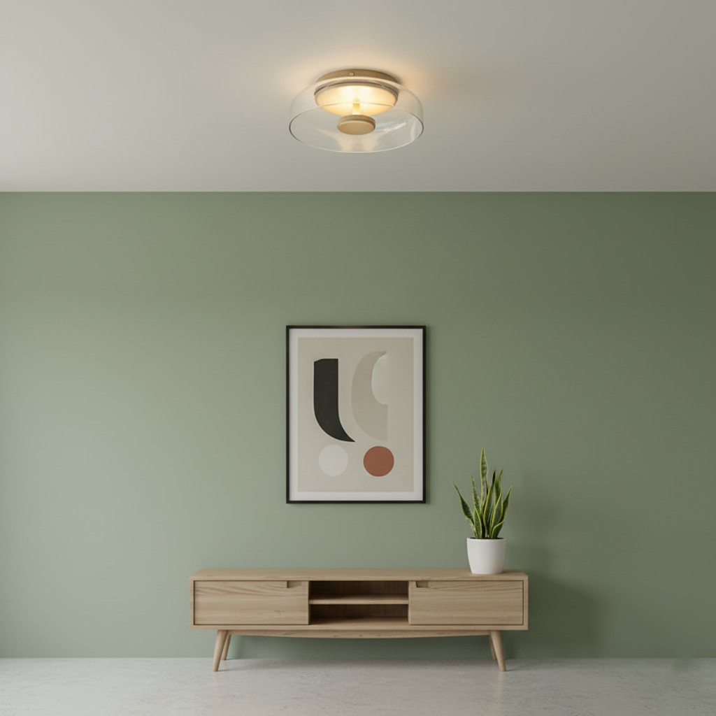 Lámpara de Techo LED Moderna y Elegante | Vidrio